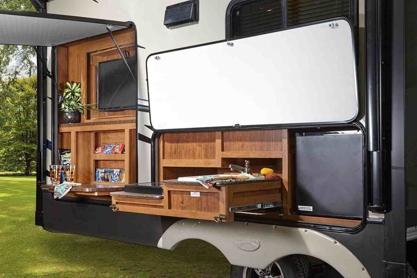 Rv Outdoor Kitchen Ideas
 Enjoyable Cooking When Holiday with Outdoor RV Kitchen