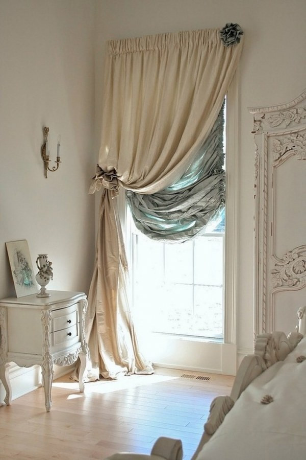 Shabby Chic Bedroom Curtains
 Shabby chic curtains –elegance and romantic atmosphere in