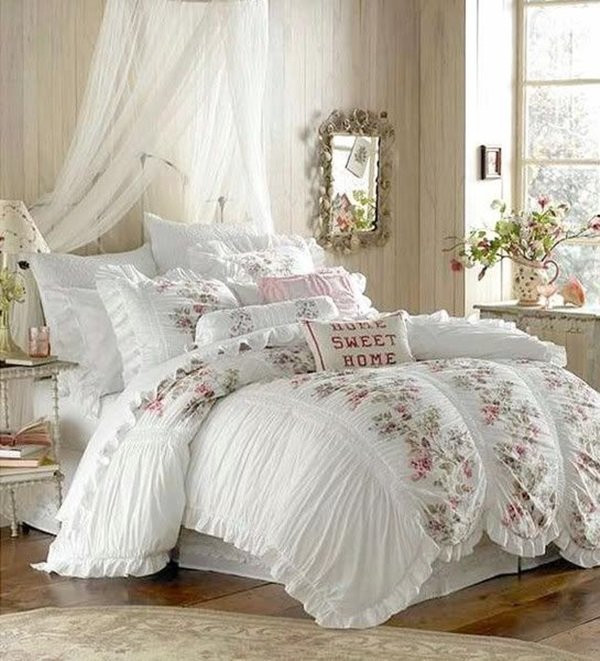 Shabby Chic Bedroom Curtains
 Shabby chic bedroom decor – create your personal romantic