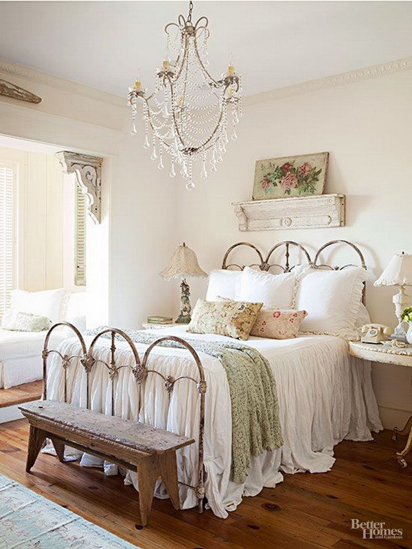 Shabby Chic Bedroom Furniture
 30 Cool Shabby Chic Bedroom Decorating Ideas For