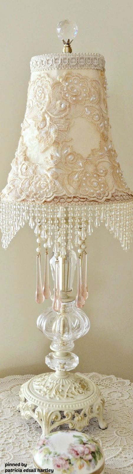 Shabby Chic Bedroom Lamp
 735 best shabby chic lampshades images on Pinterest