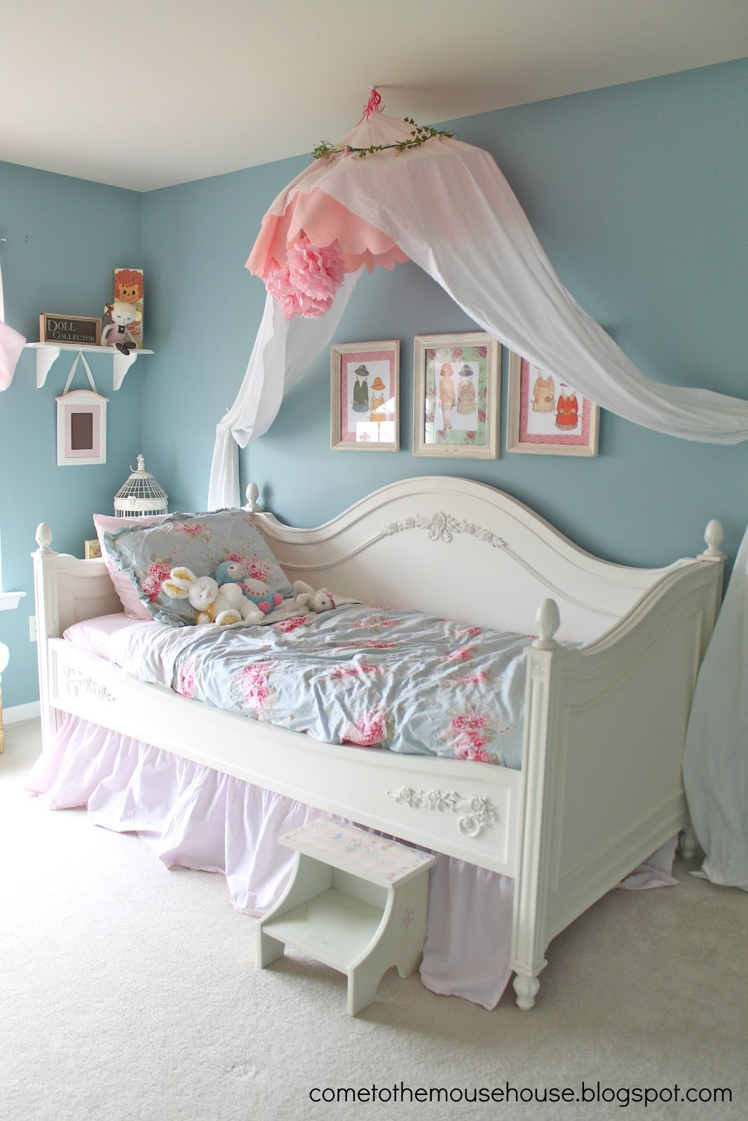 Shabby Chic Girls Bedroom
 Wel e to the Mouse House Shabby Chic Bedroom Reveal