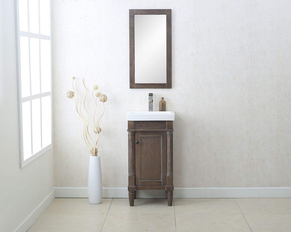 Shallow Craftsman Bathroom Vanity