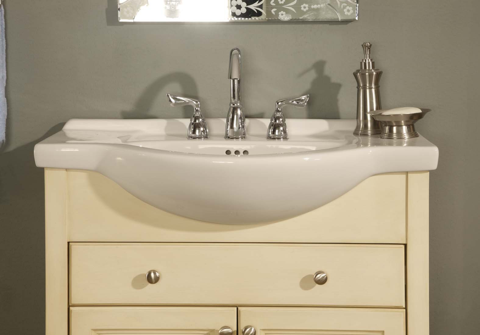 Bathroom Vanity With Shallow Endss