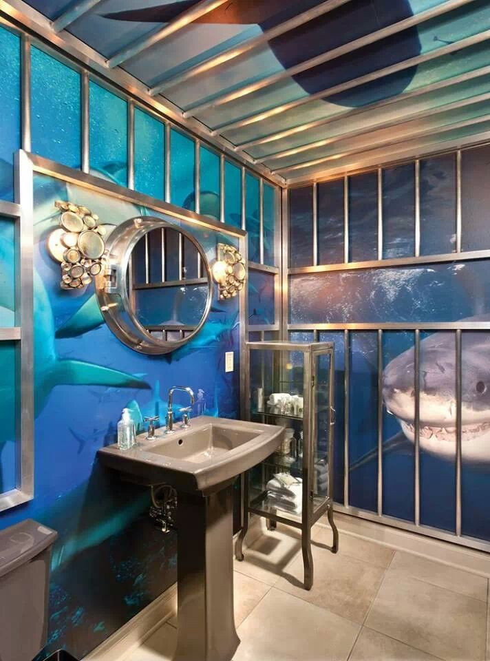 Shark Bathroom Decor
 563 best images about Great White Shark on Pinterest