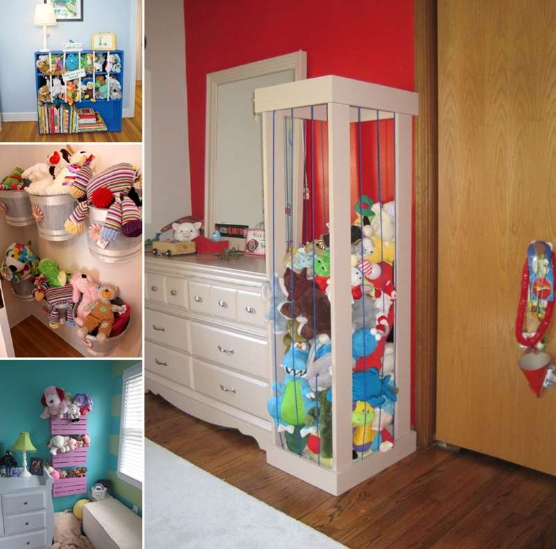Shelving Ideas For Kids Room
 15 Cute Stuffed Toy Storage Ideas for Your Kids Room