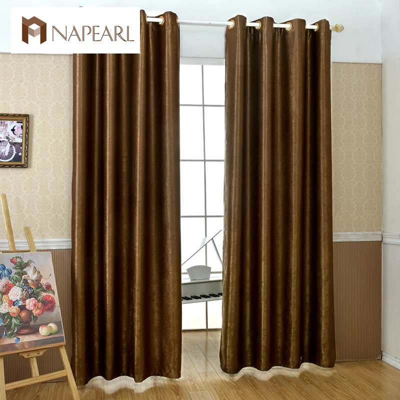Short Living Room Curtains
 Solid blackout curtains for living room full shade window