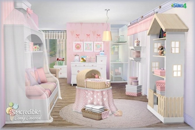 Sims 4 Cc Kids Room
 Candy Covered nursery & kids room Free Pay at