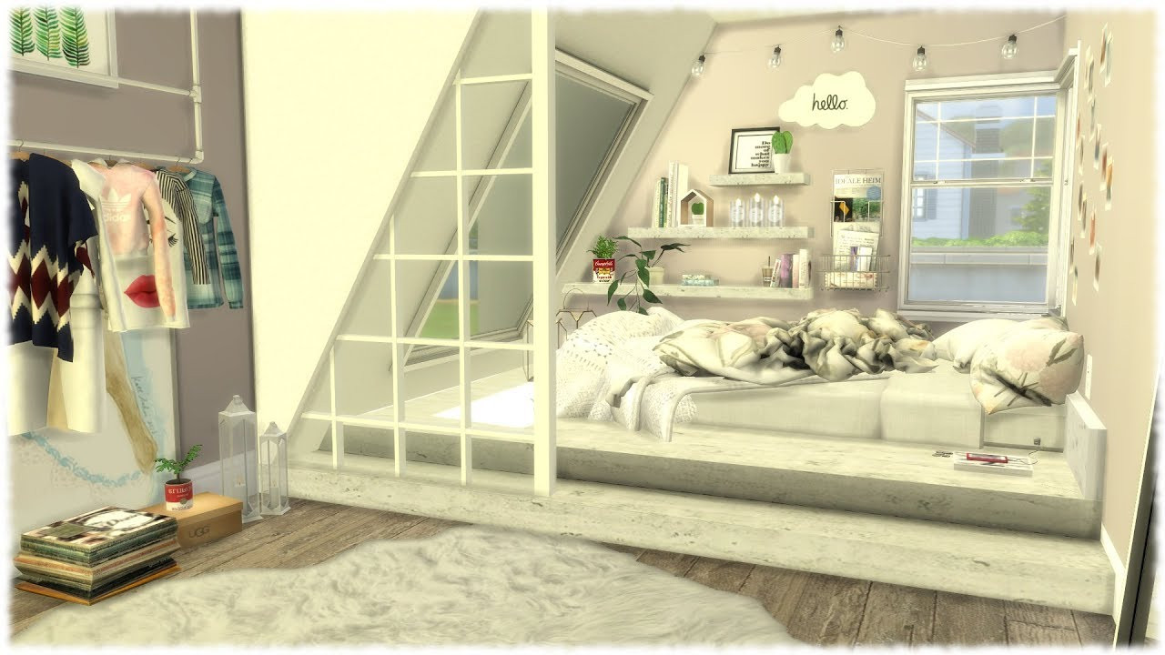 Sims 4 Cc Kids Room
 The Sims 4 Speed Build TUMBLR BEDROOM