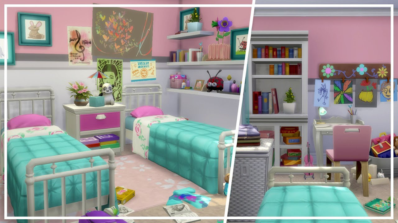 Sims 4 Cc Kids Room
 KIDS BEDROOM ft PARENTHOOD PACK The Sims 4 Room Build
