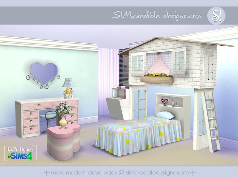Sims 4 Cc Kids Room
 SIMcredible s Dolls House
