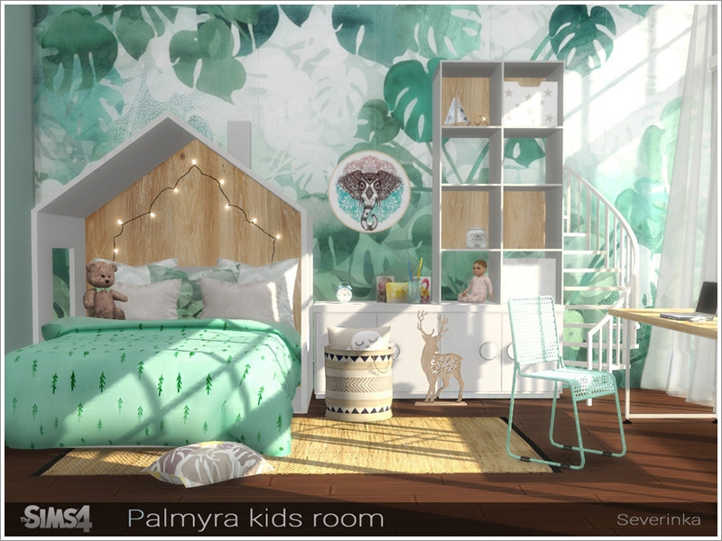 Sims 4 Kids Bedroom
 Palmyra Kids Bedroom by Severinka Liquid Sims