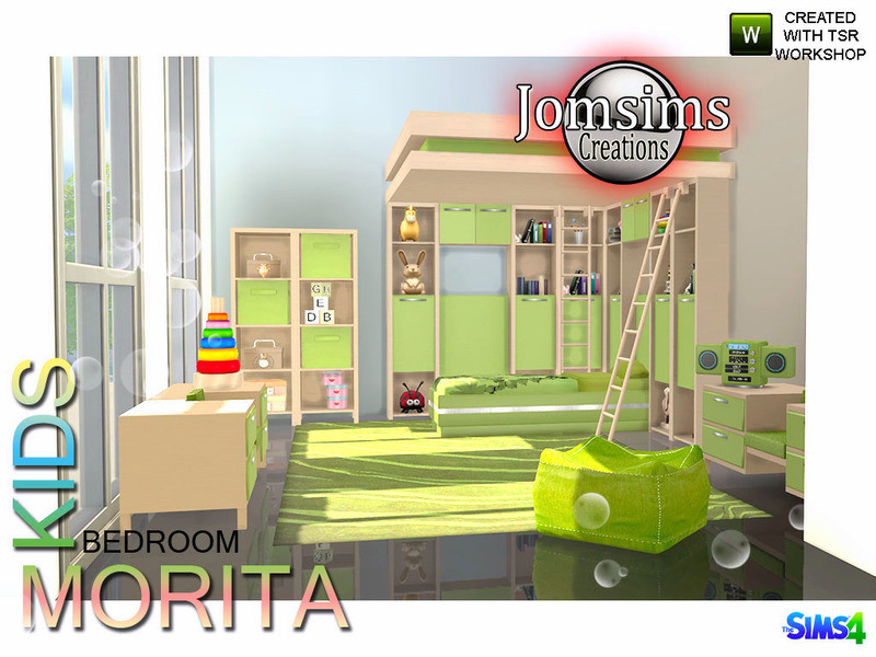 Sims 4 Kids Bedroom
 jomsims Morita Kids bedroom