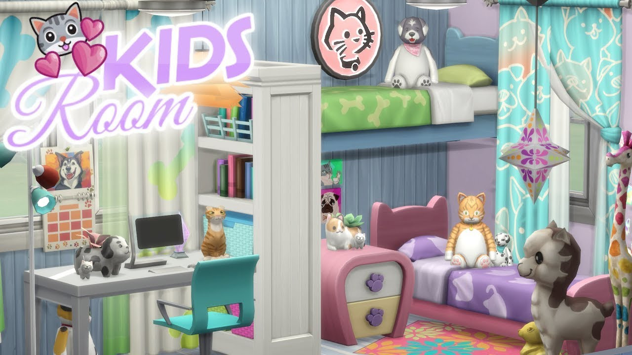 Sims 4 Kids Bedroom
 ANIMAL LOVER Kids Bedroom