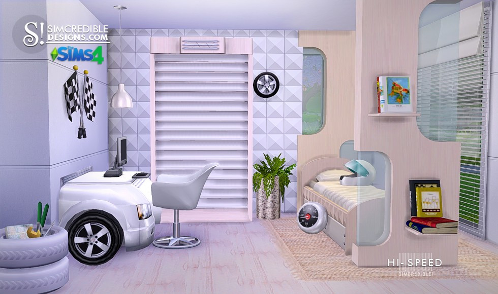 Sims 4 Kids Bedroom
 My Sims 4 Blog Hi Speed Kids Bedroom Set by Simcredible