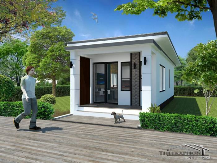 Small 1 Bedroom House
 Cottage like one bedroom house Pinoy House Plans