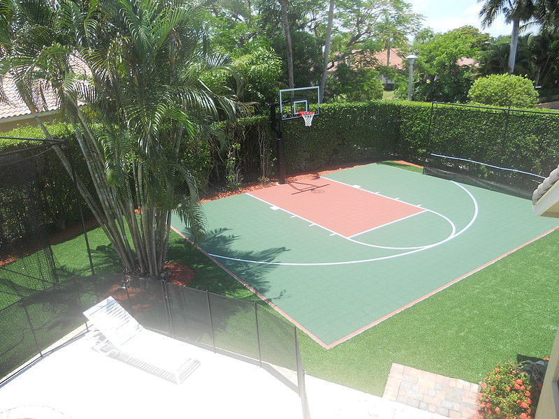 Small Backyard Basketball Court
 VersaCourt