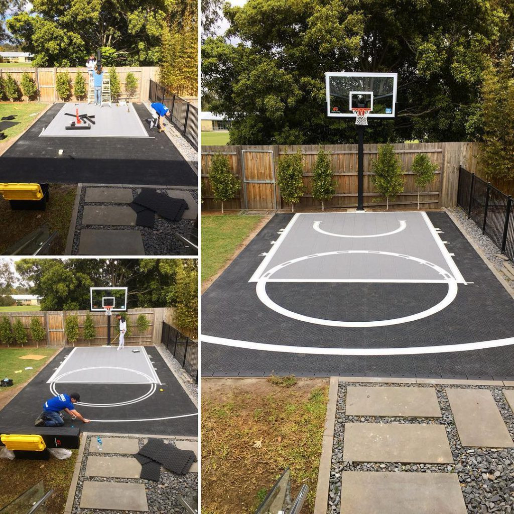 Small Backyard Basketball Court
 How Much Does a Backyard Basketball Court Cost MSF Sports