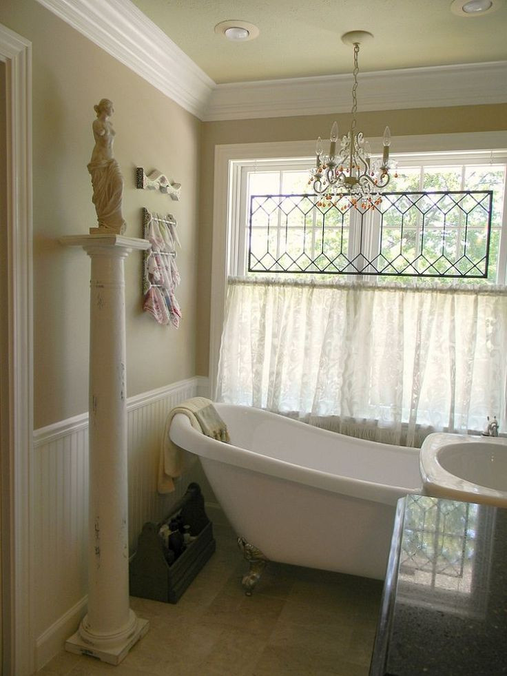 Small Bathroom Window Curtains
 17 Best images about Bathroom window curtains on Pinterest