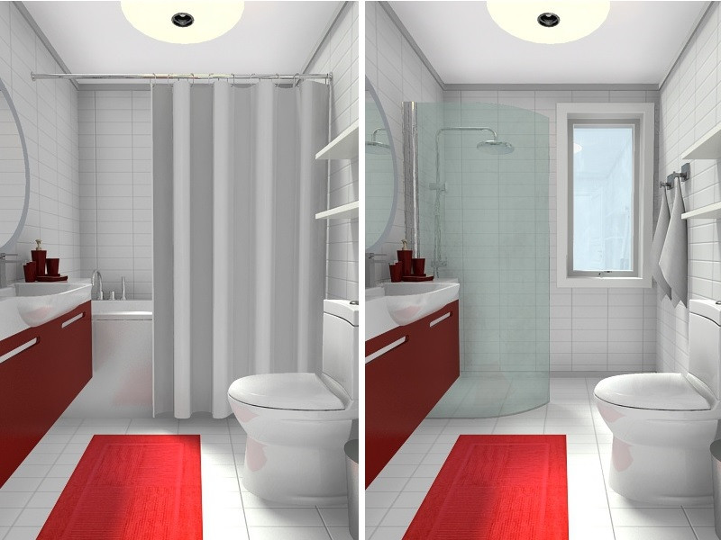 Small Bathroom With Shower Ideas
 RoomSketcher Blog