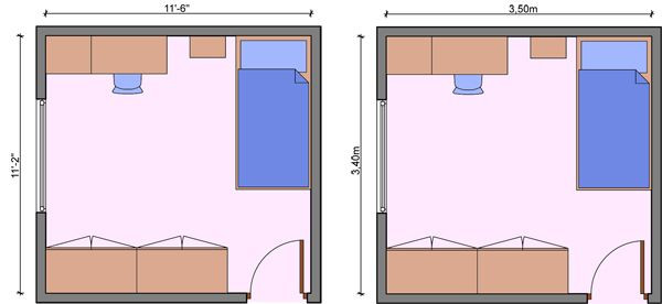 Small Bedroom Dimensions
 kids bedroom measurements children room dimensions