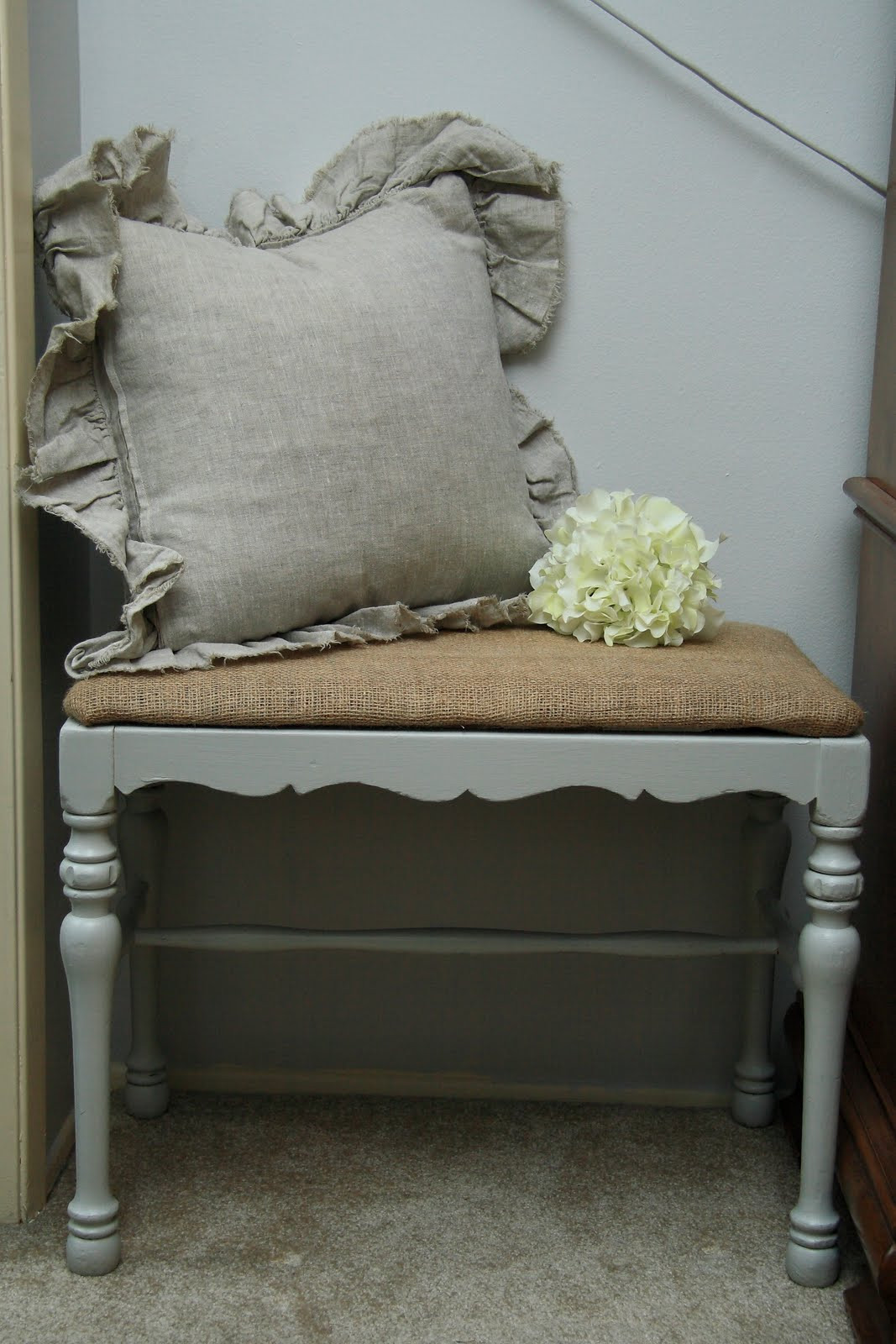 Small Bench For Bedroom
 A Bedroom Bench Makeover & New Pillows Yellow Bliss Road