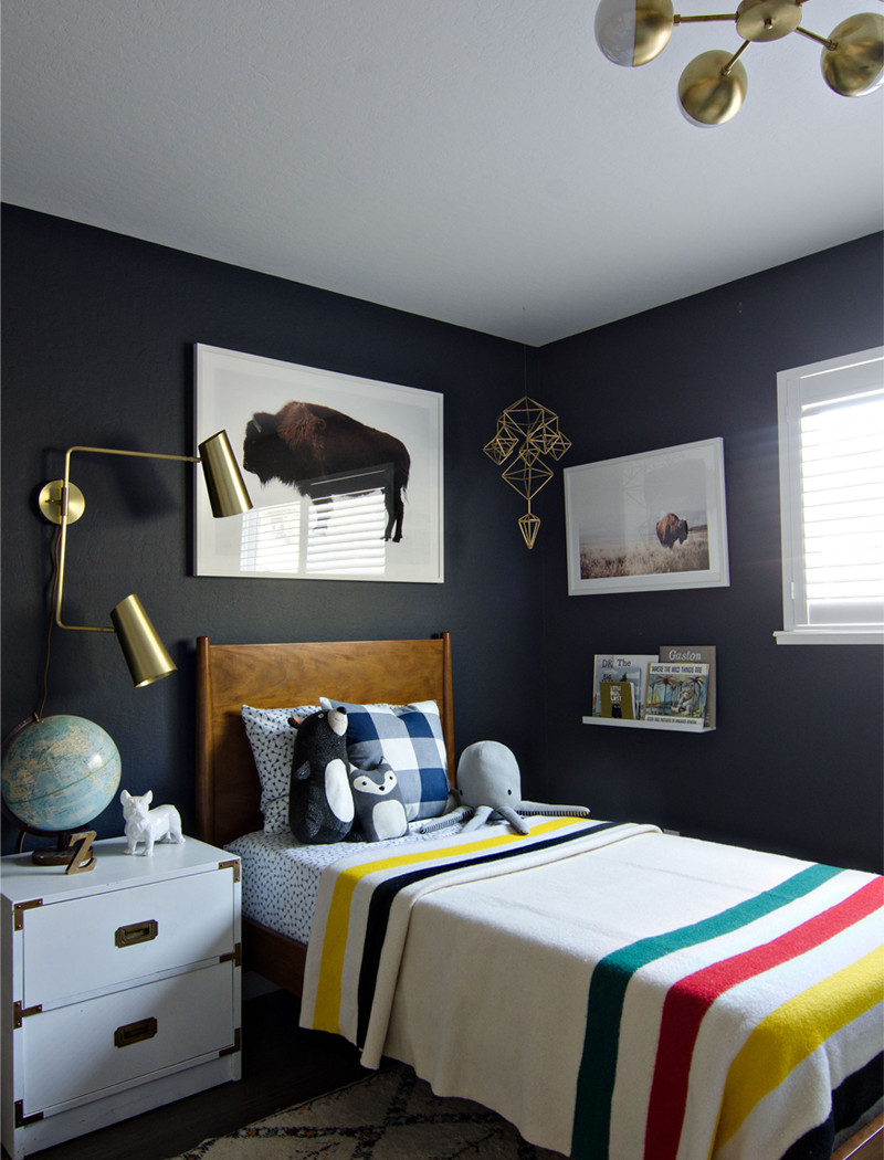 Small Boys Bedroom
 Little Man Cave boys room inspiration by Kids Interiors