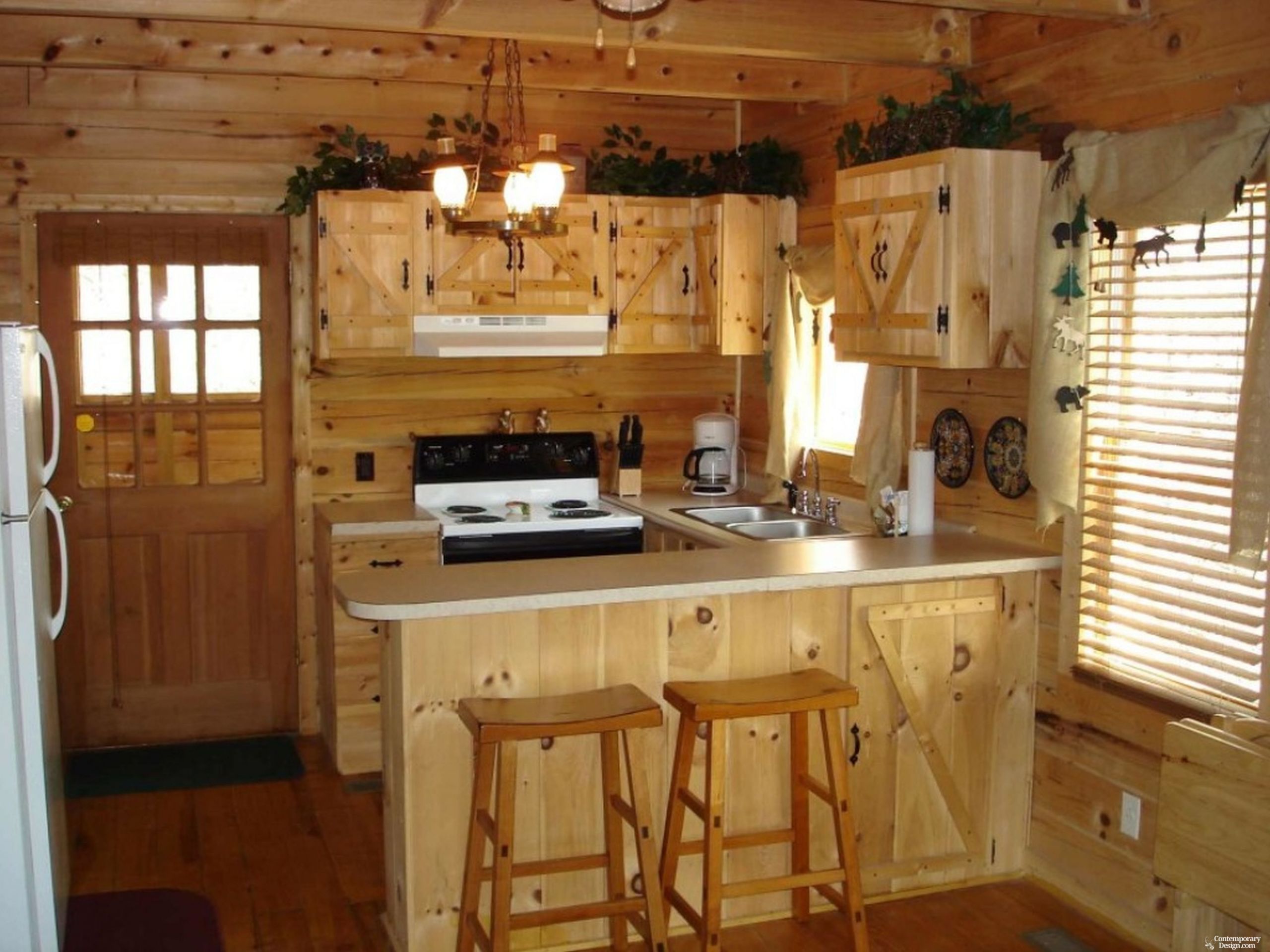 Small Cabin Kitchen
 Small country kitchen ideas