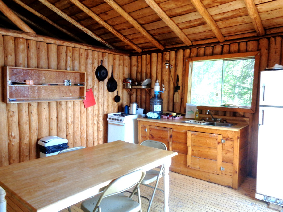 Small Cabin Kitchen
 Loch Island Lodge Otter Island Northern tario