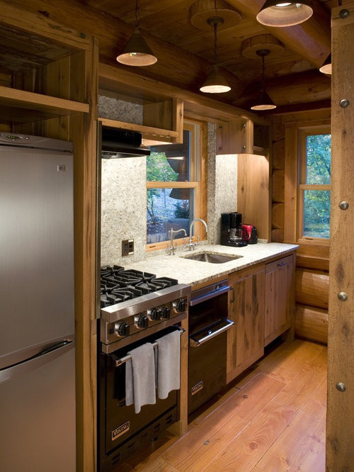 Small Cabin Kitchen
 Small Log Cabin Kitchens