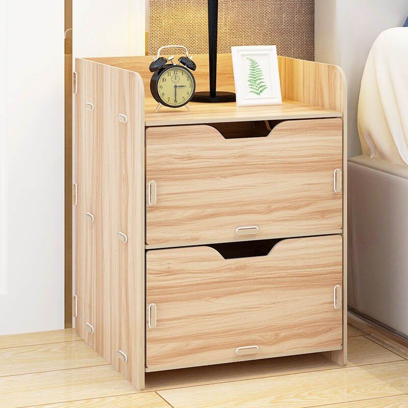Small Cabinet For Bedroom
 Simple posite Press Board Nightstand Economic type