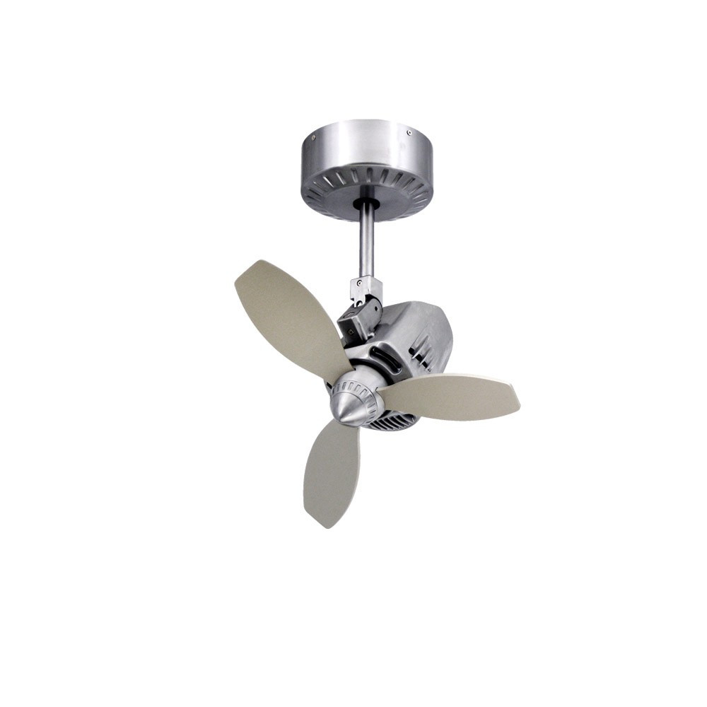 Small Ceiling Fan For Bathroom
 TroposAir Mustang Oscillating Ceiling Fan Brushed