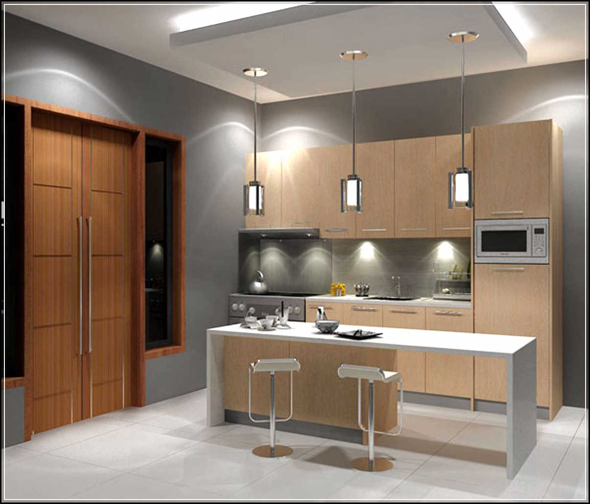 20 Smart Small Contemporary Kitchen - Home, Decoration, Style and Art Ideas