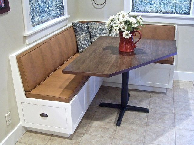 Small Corner Kitchen Table
 Corner Booth Kitchen Table to Create the Enjoy