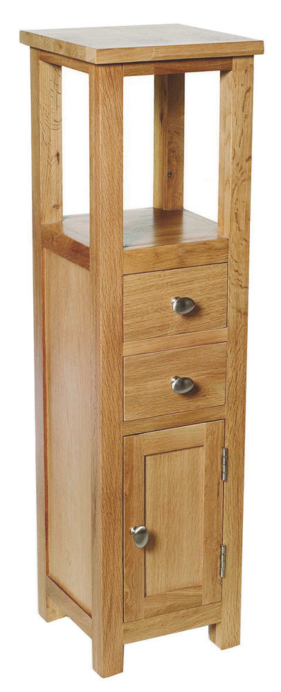 Small Corner Table For Bathroom
 Slim Oak Corner Cabinet