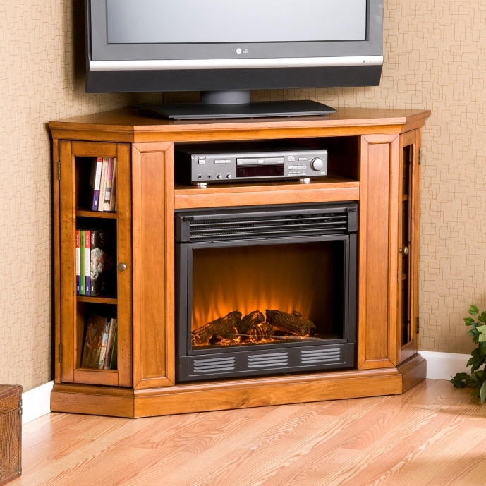 Small Electric Fireplace Tv Stand
 Small Corner Electric Fireplace TV Stand Ideas
