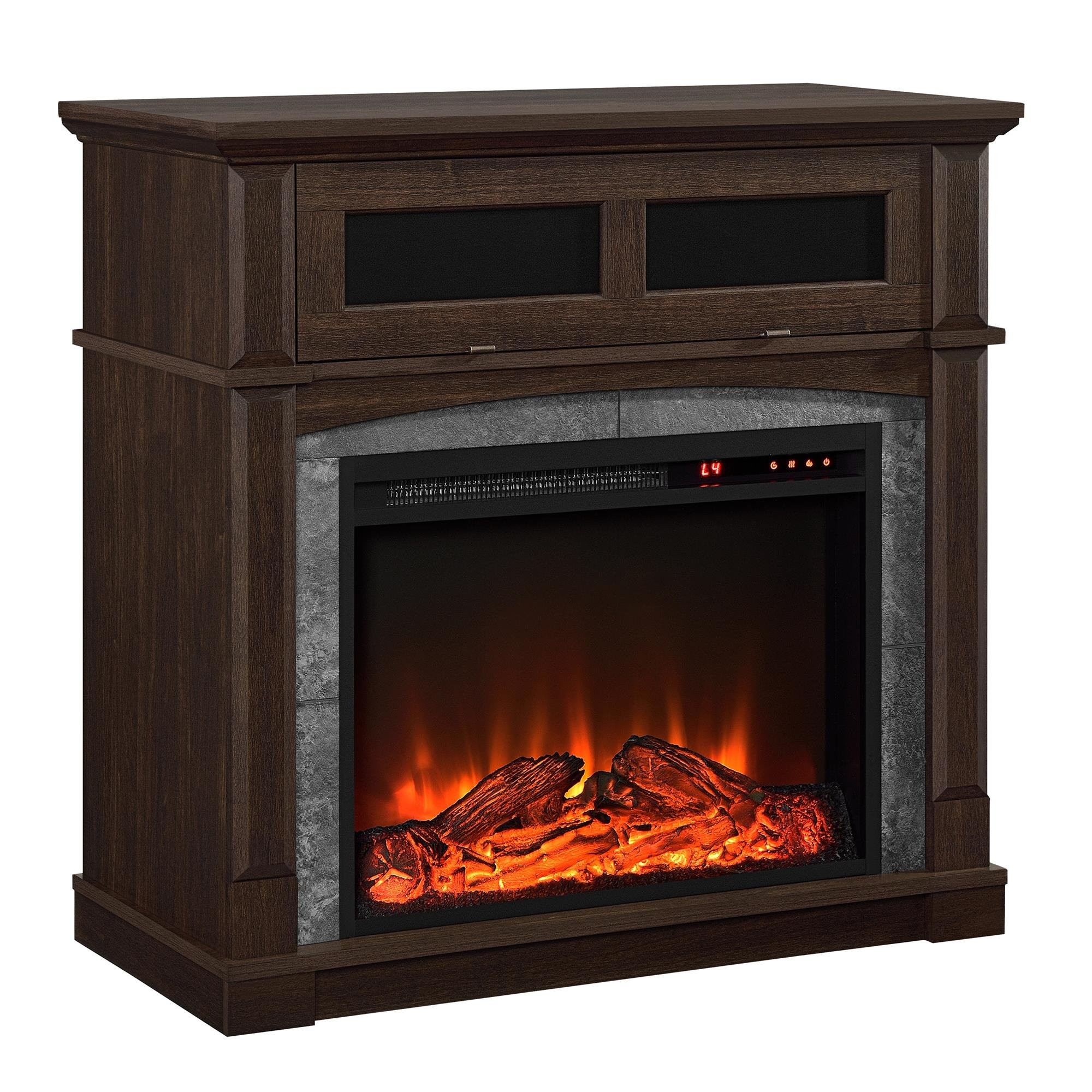 Small Electric Fireplace Tv Stand
 TV Stands with Electric Fireplace Amazon
