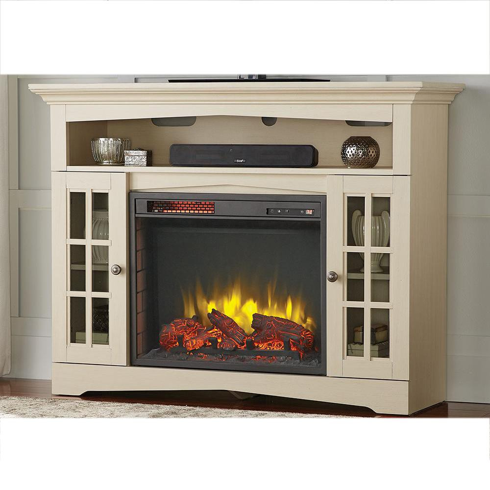 Small Electric Fireplace Tv Stand
 Home Decorators Collection Avondale Grove 48 in TV Stand
