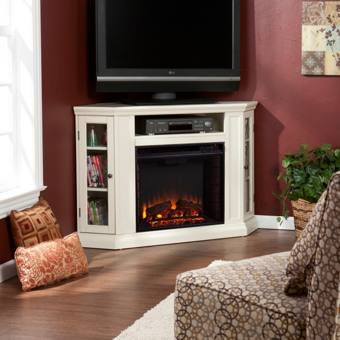 Small Electric Fireplace Tv Stand
 Small Corner Electric Fireplace TV Stand Ideas