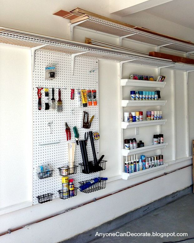 Small Garage Organization
 Garage Storage on a Bud • The Bud Decorator