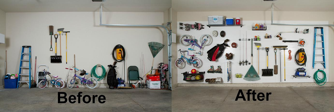 Small Garage Organizing Ideas
 decoration before and after diy garage organization ideas