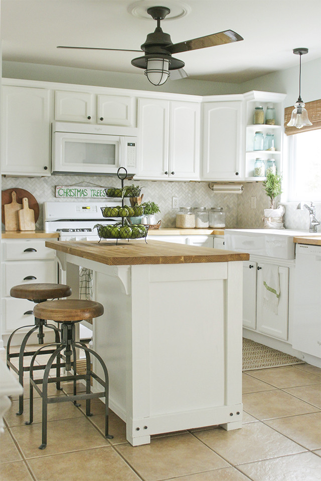 Small Island For Kitchen
 DIY Island Ideas for Small Kitchens Beneath My Heart