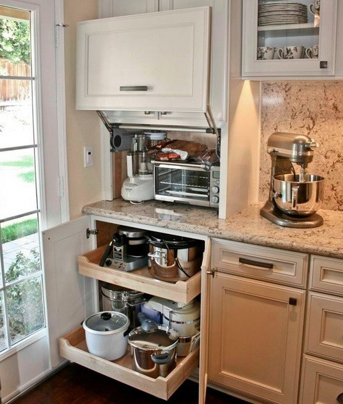 Small Kitchen Appliance Storage
 42 Creative Appliances Storage Ideas For Small Kitchens