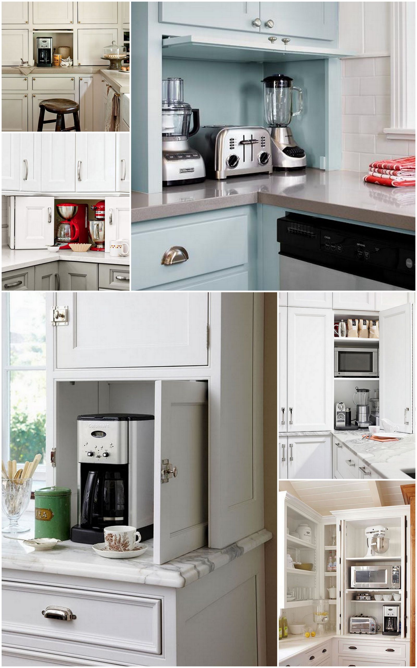 Small Kitchen Appliance Storage
 The Ideal Kitchen Appliance Storage
