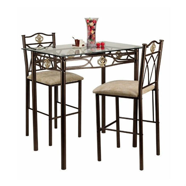 Small Kitchen Bistro Set
 Small Kitchen Table and Chairs Counter Height Bistro Set