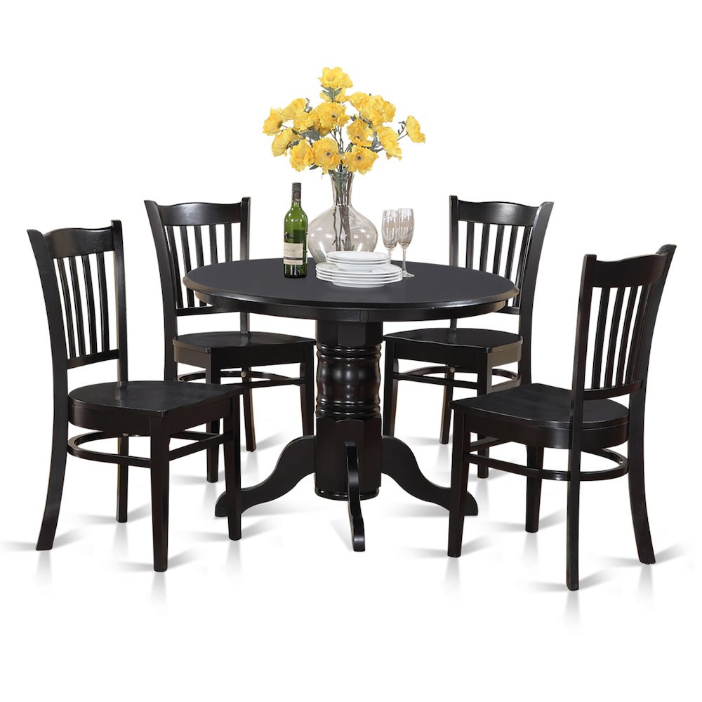 Small Kitchen Dining Sets
 5 Pc small Kitchen Table set Round Table and 4 Dining Chairs