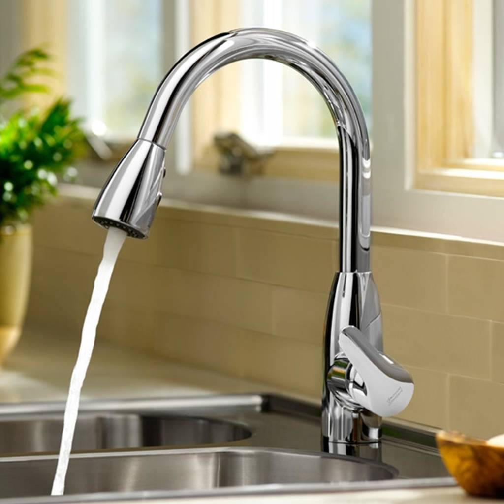 Small Kitchen Faucet
 Colony Soft 1 Handle High Arc Pull Down Kitchen Faucet