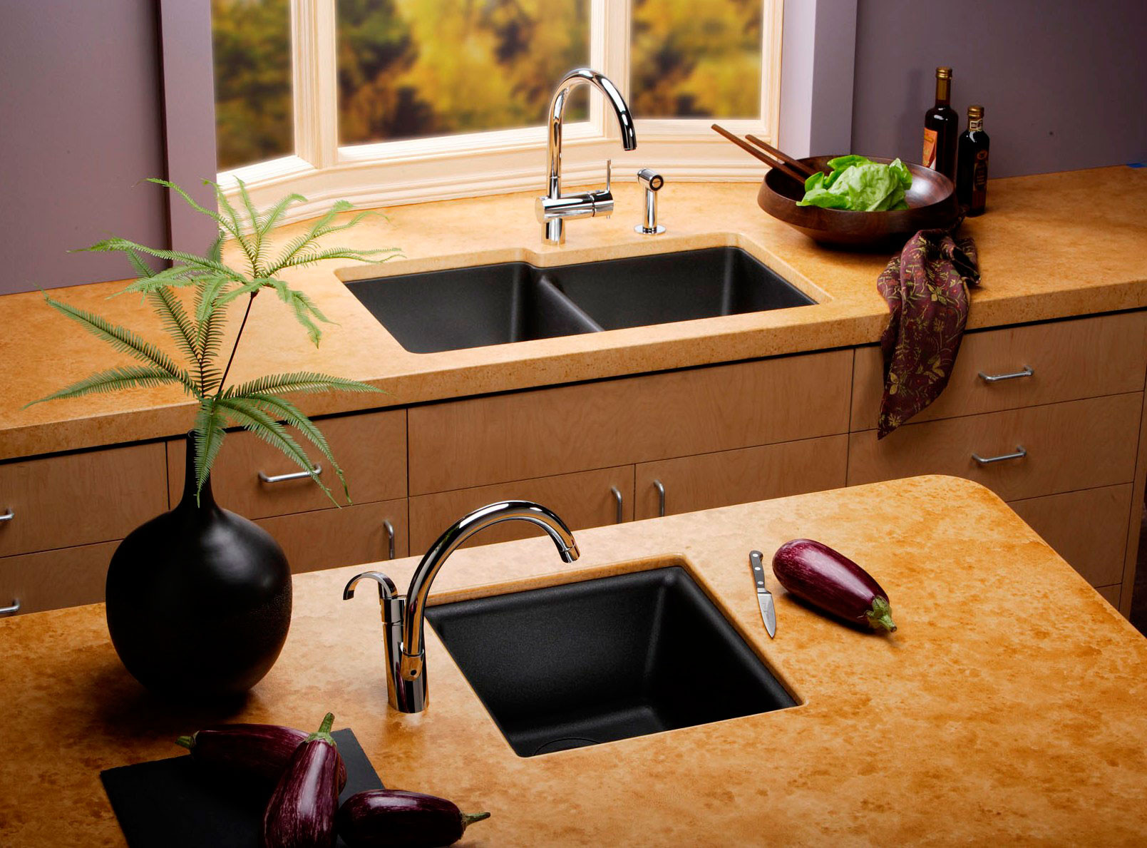 Small Kitchen Faucet
 Kitchen Sink Designs with Awesome and Functional Faucet