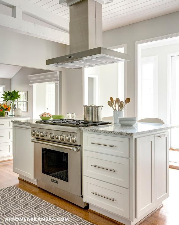 Small Kitchen Island With Stove
 Kitchen Island with Freestanding Stove Transitional