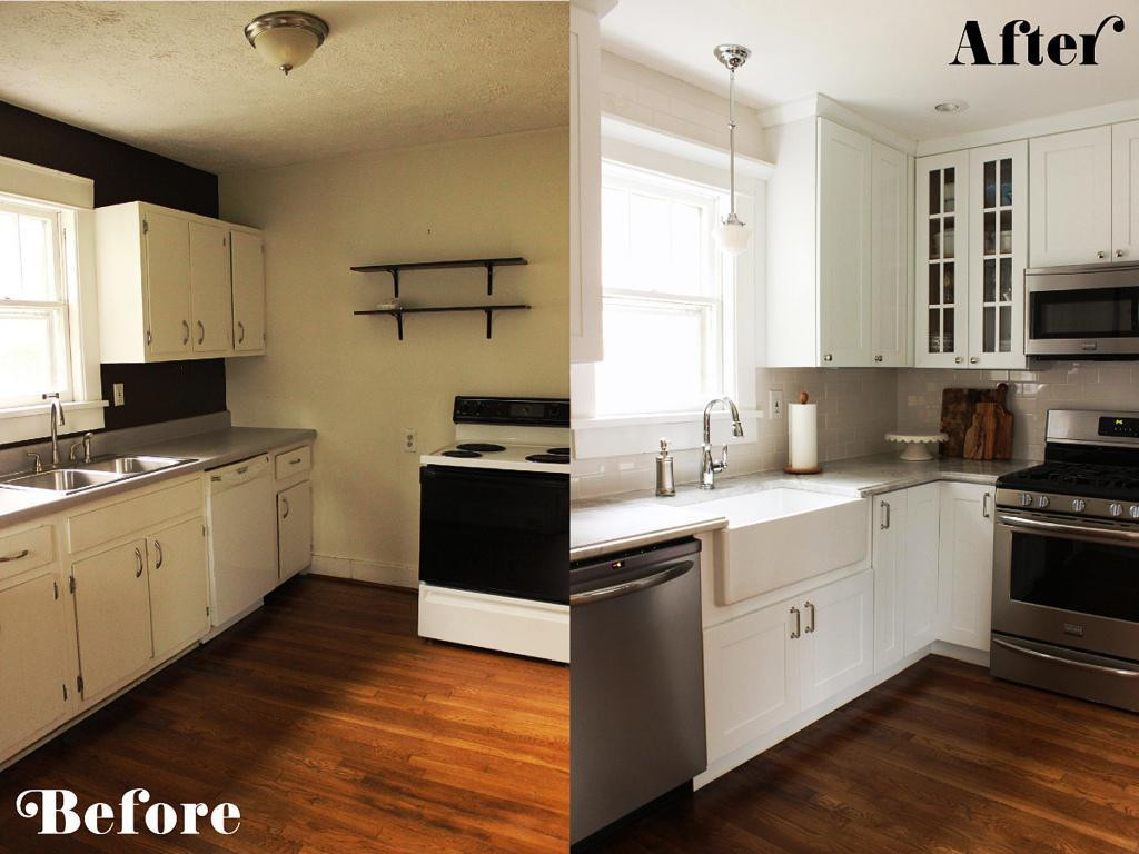 Small Kitchen Makeover Ideas
 Small Kitchen DIY Ideas Before & After Remodel